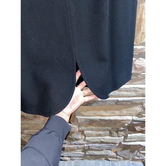 VINTAGE 1970’s Vera Hicks Ernst Strauss Black Skirt Suit Women’s Medium WOW! - Picture 15 of 16